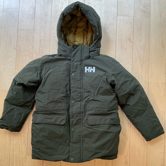 Helly Hansen Olive Hooded Parka - Picture 1 of 5